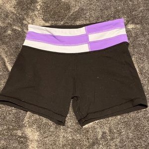 black spandex shorts